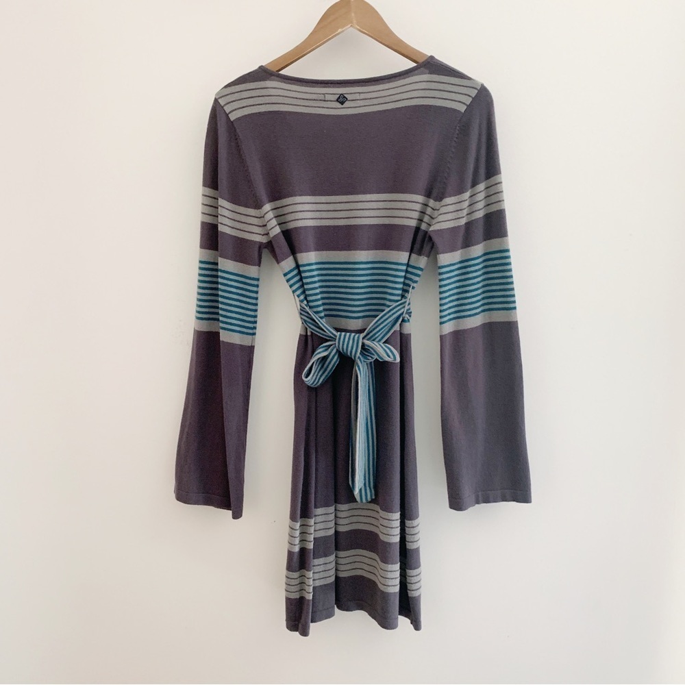 Prana Sydney Striped Knit Sweater Dress Medium - Picture 4 of 7